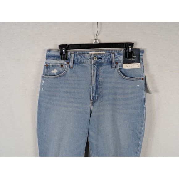 Abercrombie & Fitch The Mom High Rise Curve Love Jeans Women's Size 28/8 - Picture 2 of 13
